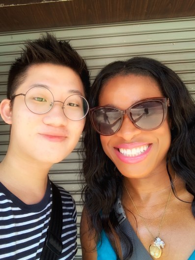 Me and my new friend Brandon from Singapore